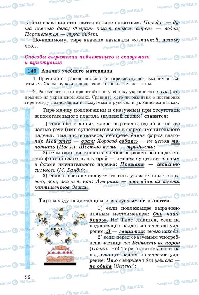 Учебники Русский язык 8 класс страница  96