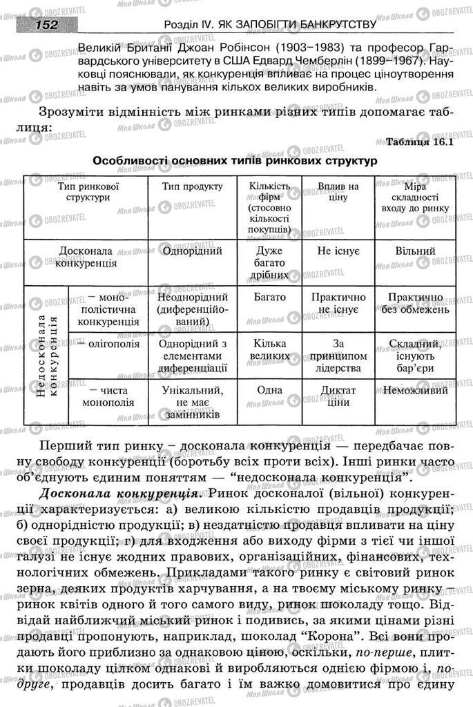 Учебники Экономика 8 класс страница 152