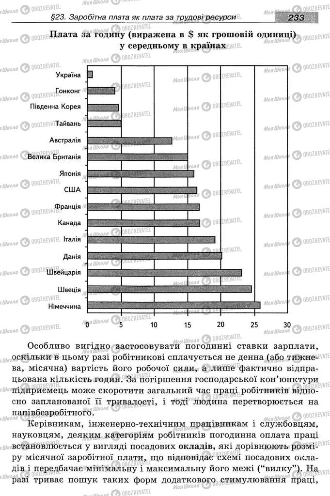 Підручники Економіка 8 клас сторінка 233