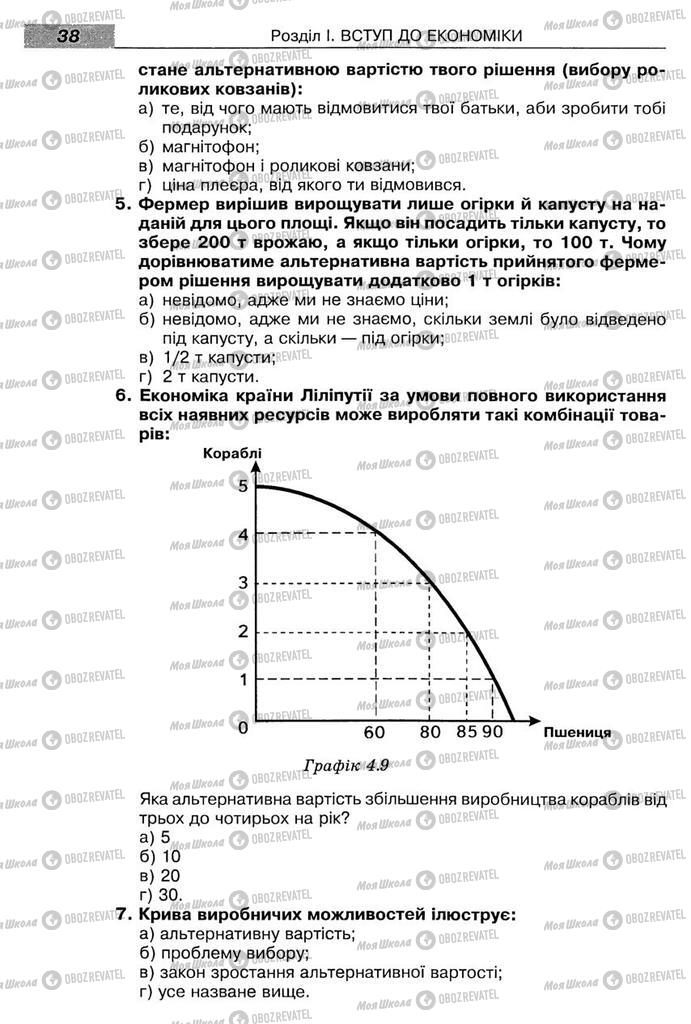 Учебники Экономика 8 класс страница 38