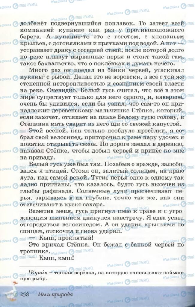 Учебники Русская литература 5 класс страница  258