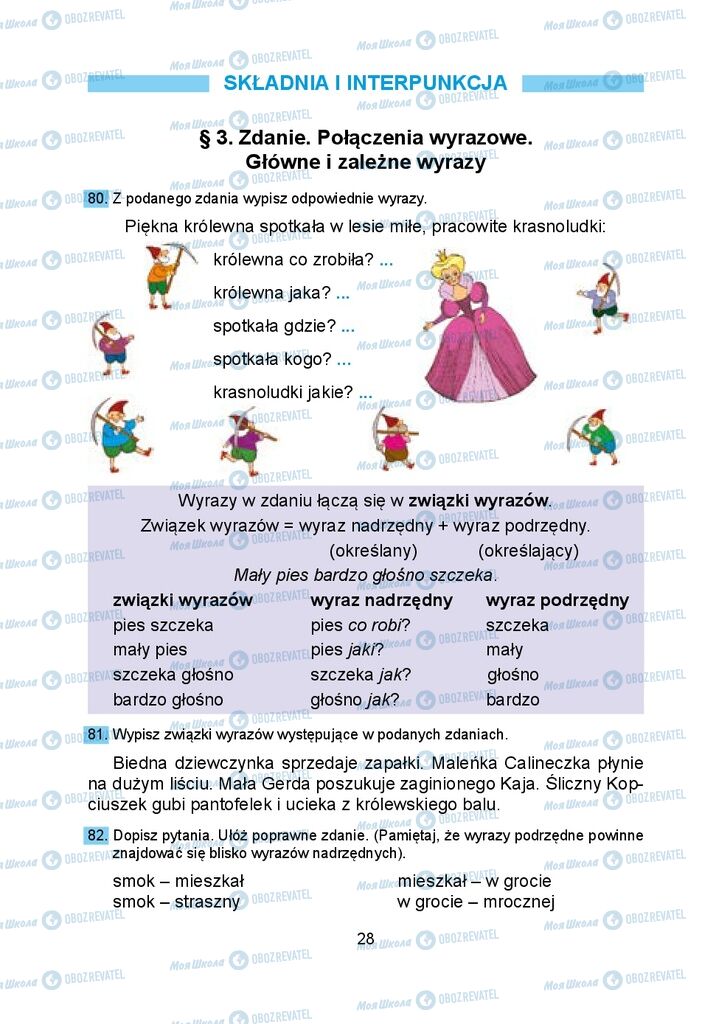 Підручники Польська мова 5 клас сторінка  28