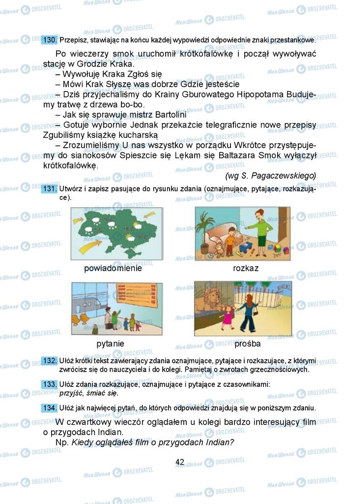 Учебники Польский язык 5 класс страница 42
