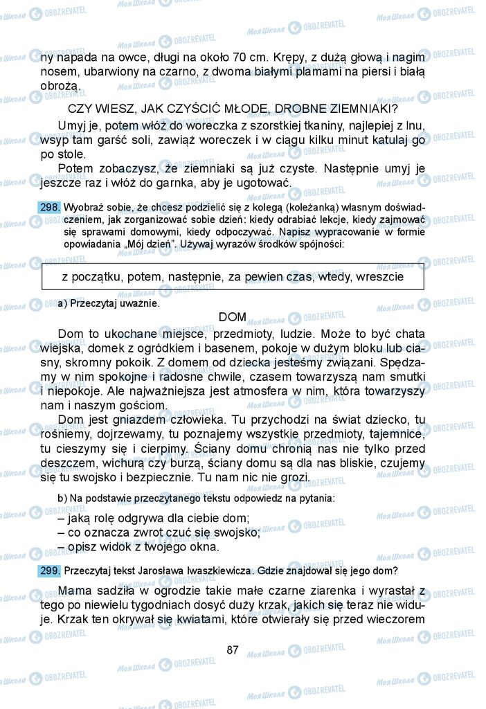 Учебники Польский язык 5 класс страница 87