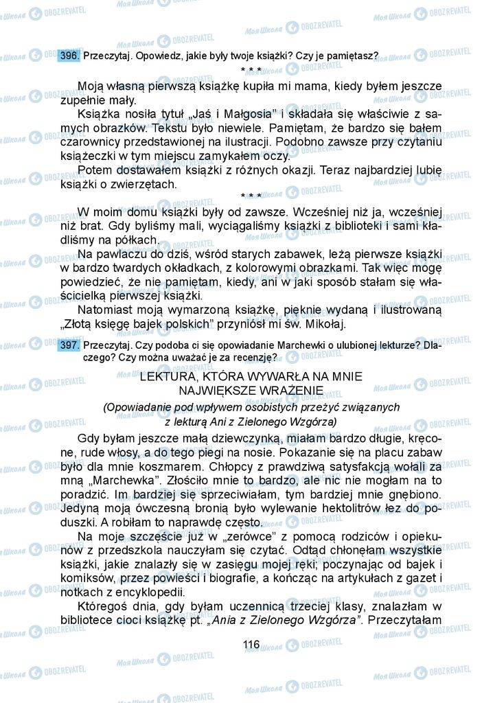 Учебники Польский язык 5 класс страница 116