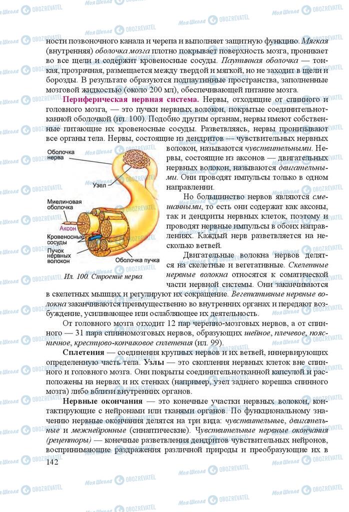 Учебники Биология 8 класс страница 142