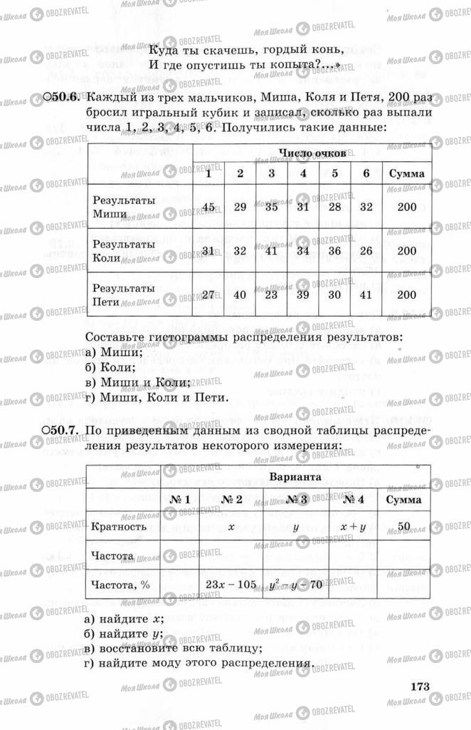 Учебники Алгебра 10 класс страница 173