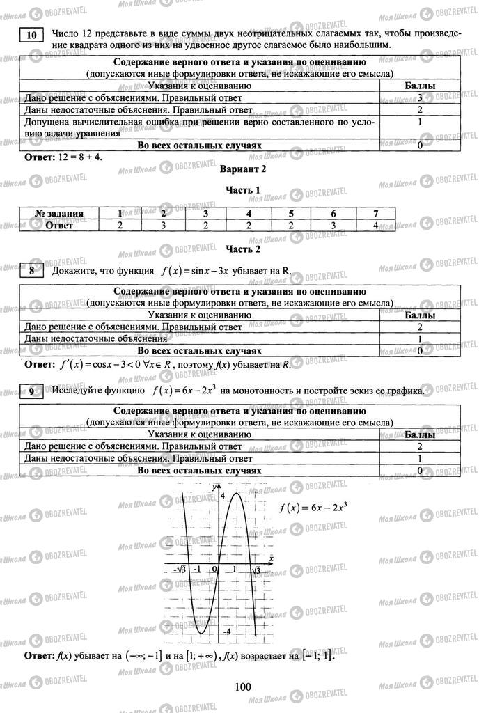 Учебники Алгебра 10 класс страница  100