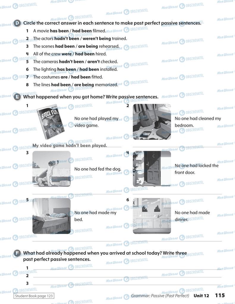 Підручники Англійська мова 6 клас сторінка 115