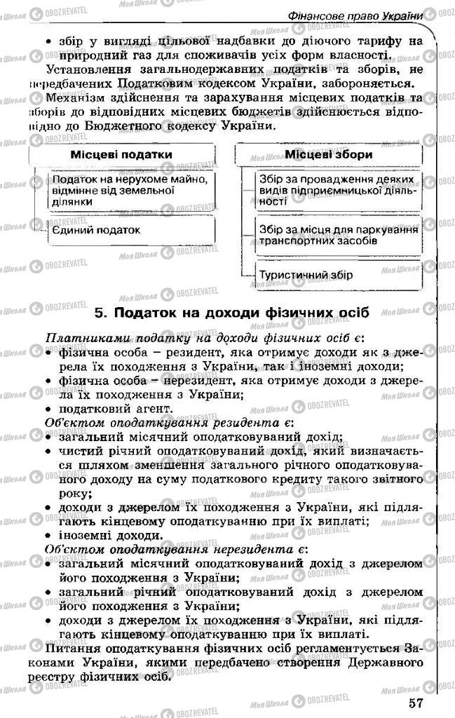 Учебники Правоведение 11 класс страница 57