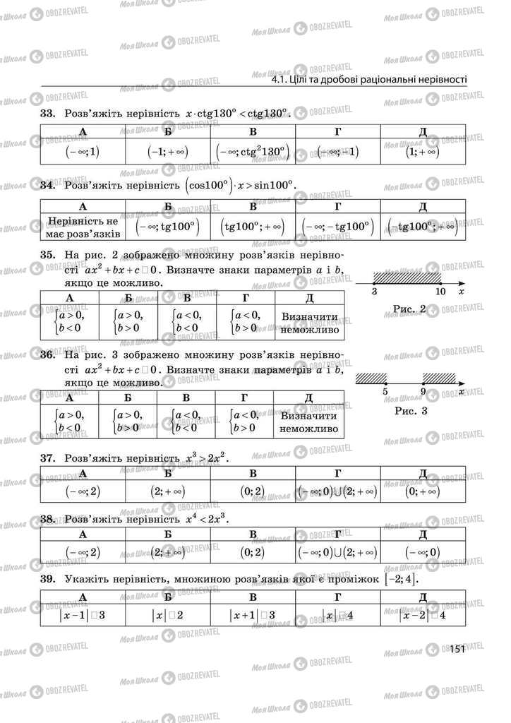 Учебники Математика 11 класс страница 151