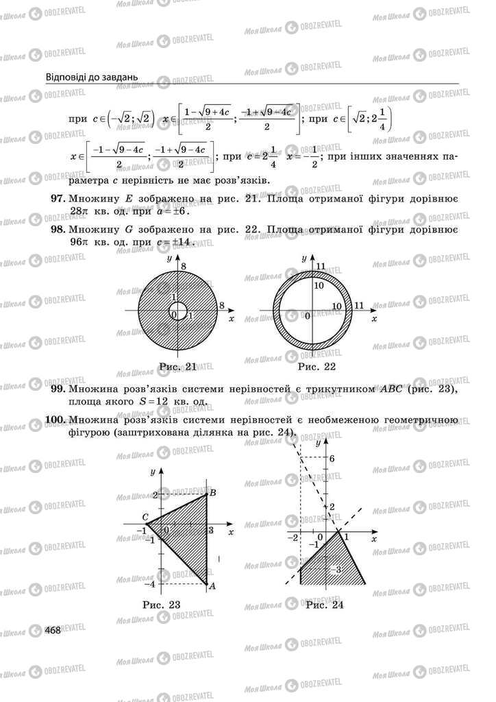Підручники Математика 11 клас сторінка 468