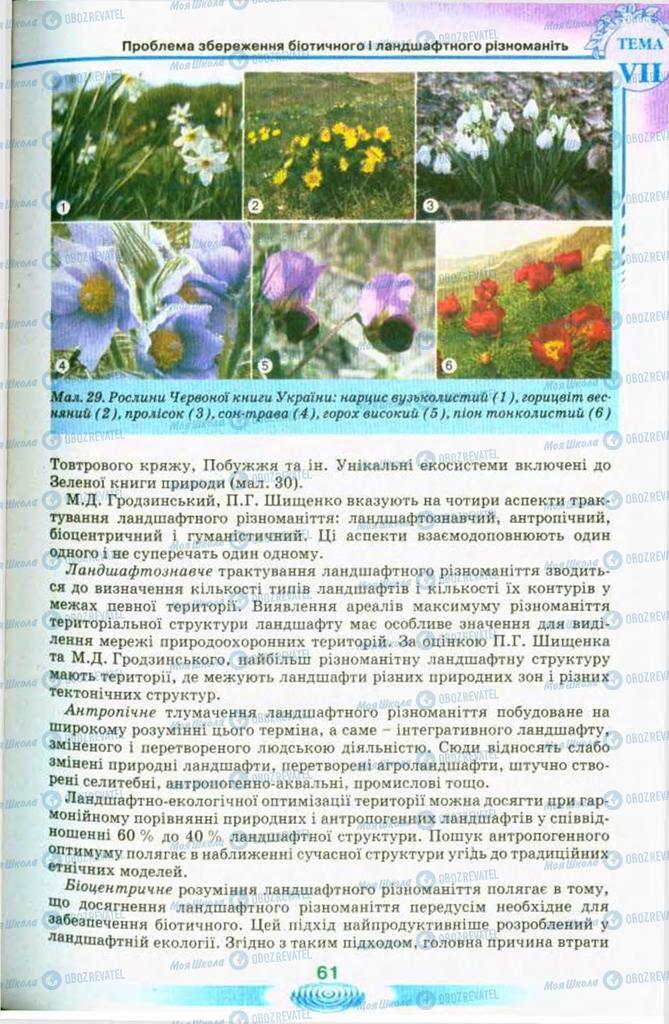 Учебники Экология 11 класс страница  61