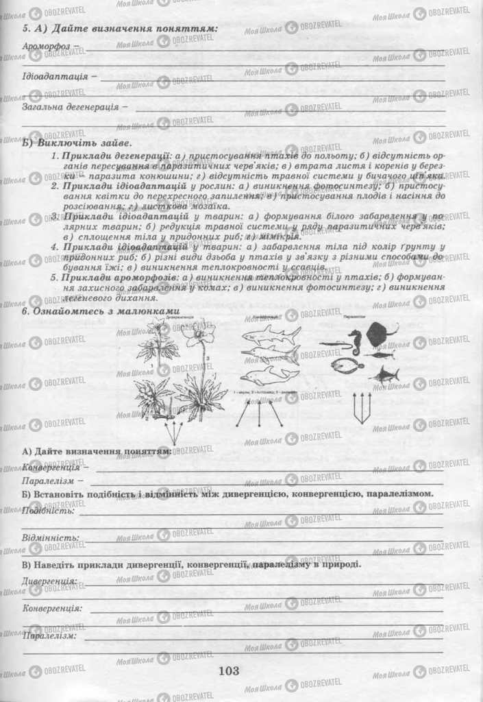 Підручники Біологія 11 клас сторінка 103