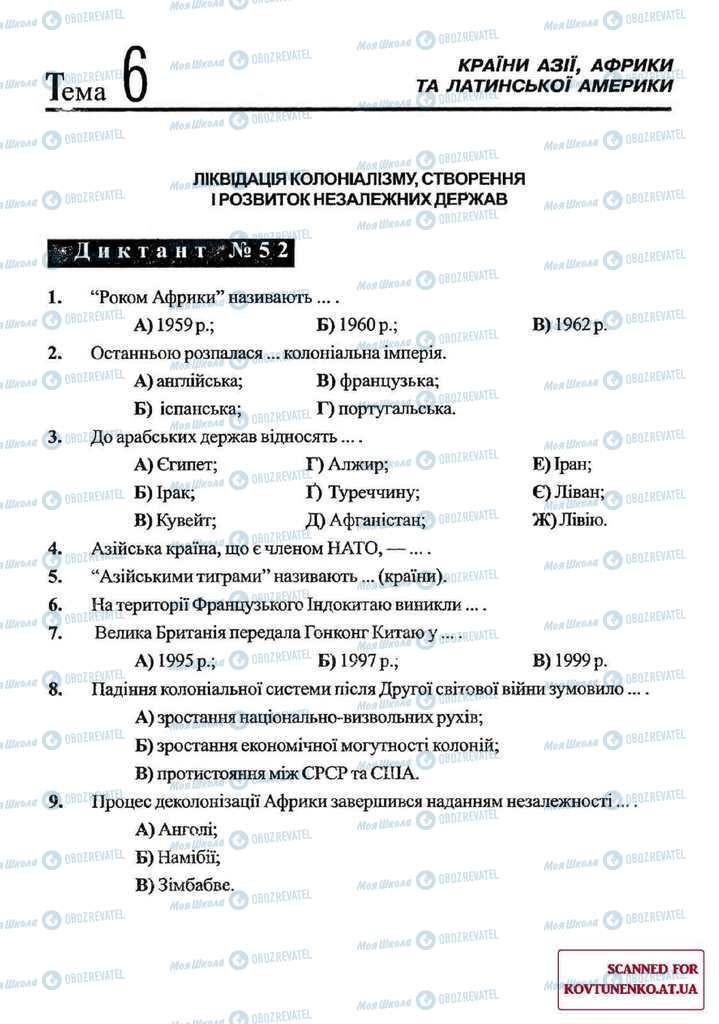 Підручники Всесвітня історія 11 клас сторінка 49