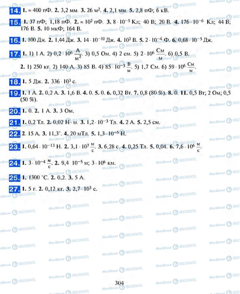 Підручники Фізика 10 клас сторінка  304