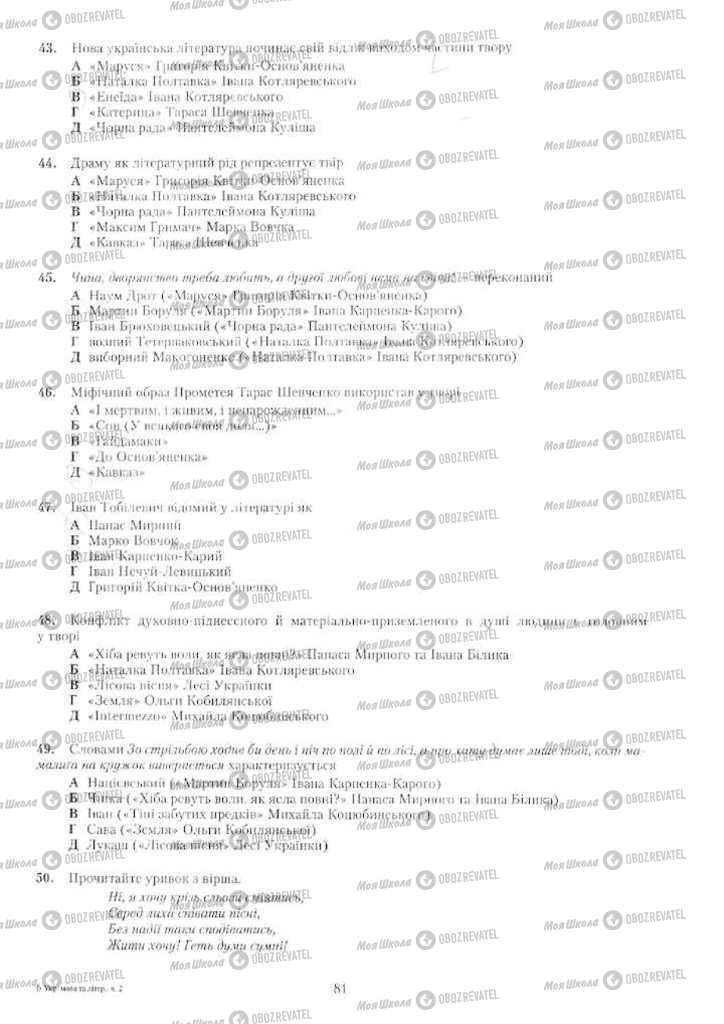 Підручники Українська мова 11 клас сторінка 81