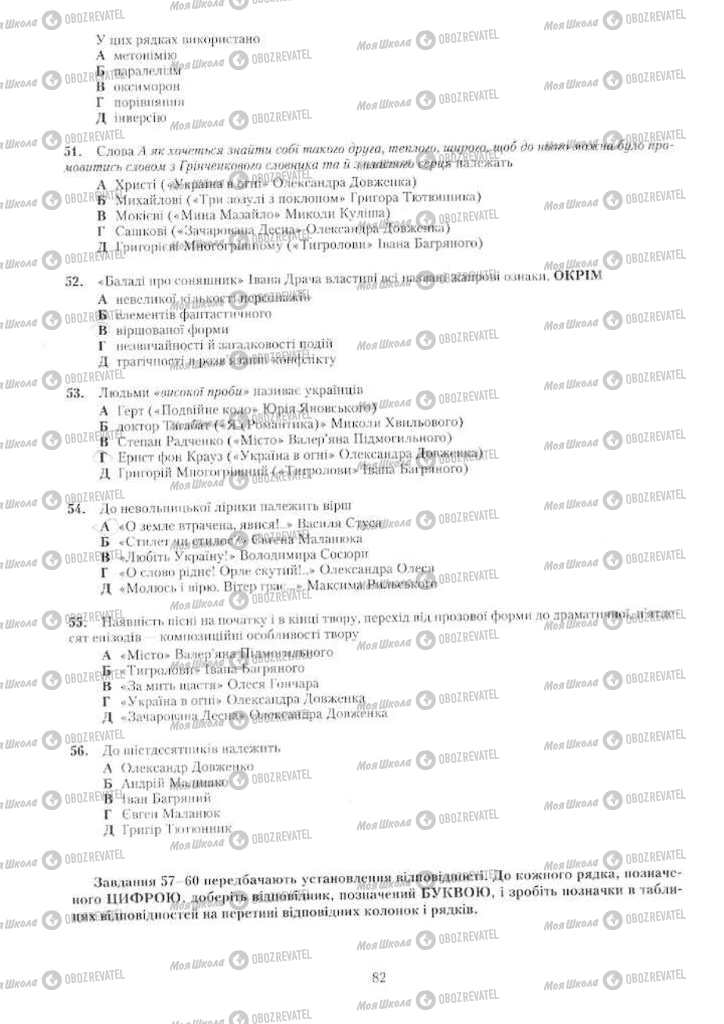 Учебники Укр мова 11 класс страница 82