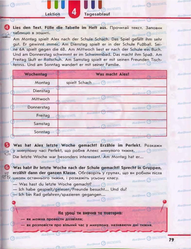 Учебники Немецкий язык 6 класс страница  79