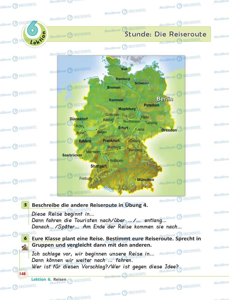 Підручники Німецька мова 6 клас сторінка 148