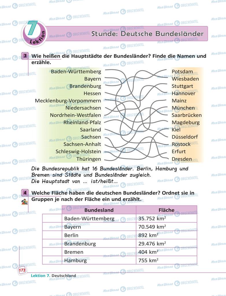 Підручники Німецька мова 6 клас сторінка 172