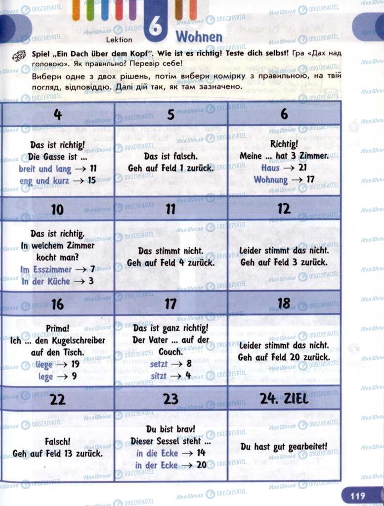 Учебники Немецкий язык 6 класс страница 119