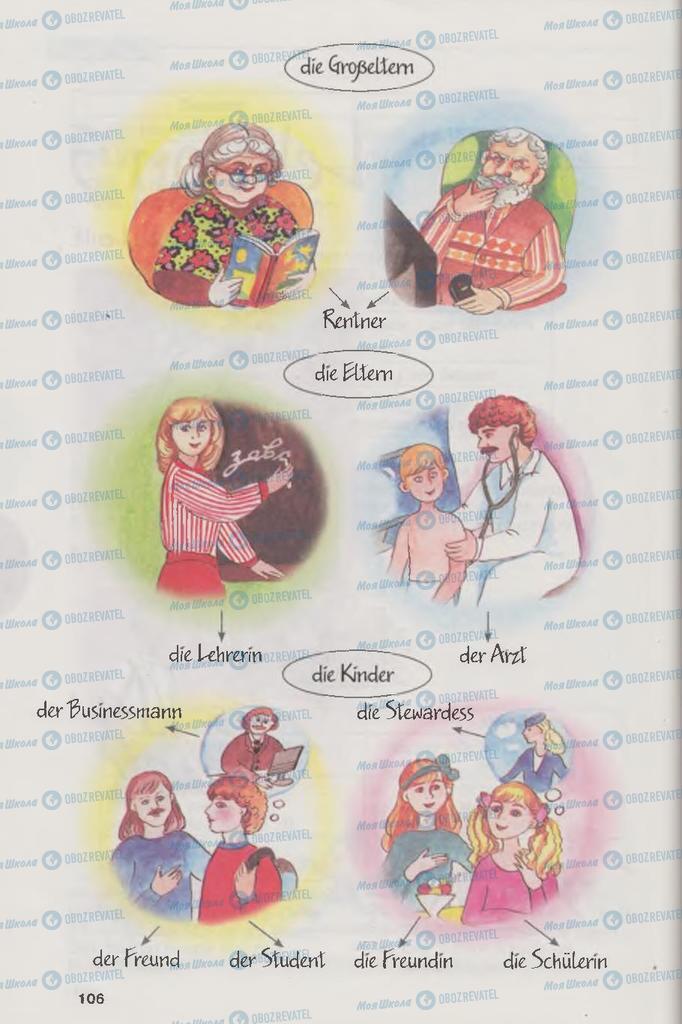 Підручники Німецька мова 6 клас сторінка  106