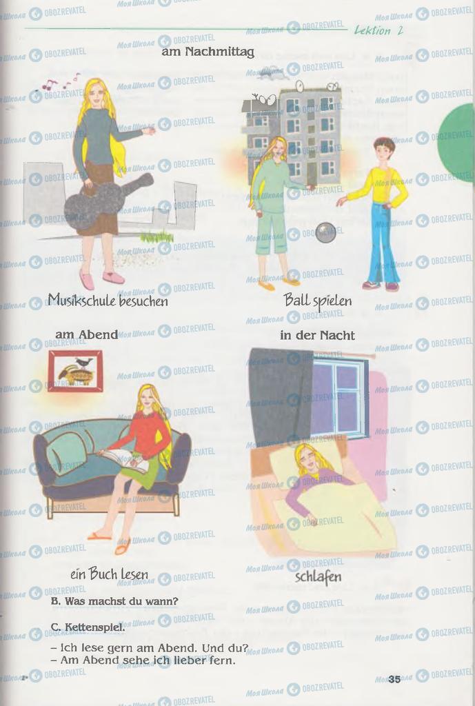 Учебники Немецкий язык 6 класс страница 35