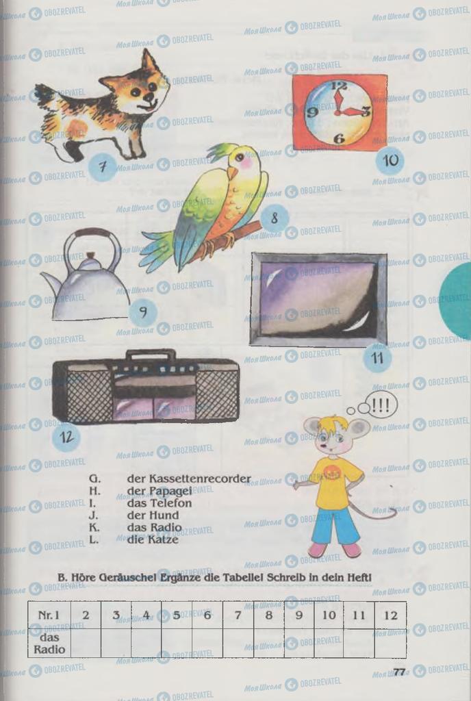 Учебники Немецкий язык 6 класс страница  77