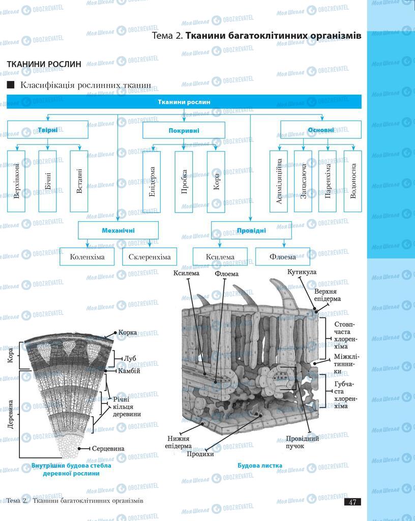 Учебники Биология 11 класс страница 47