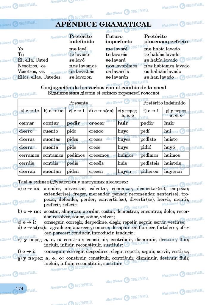 Учебники Испанский язык 9 класс страница 174
