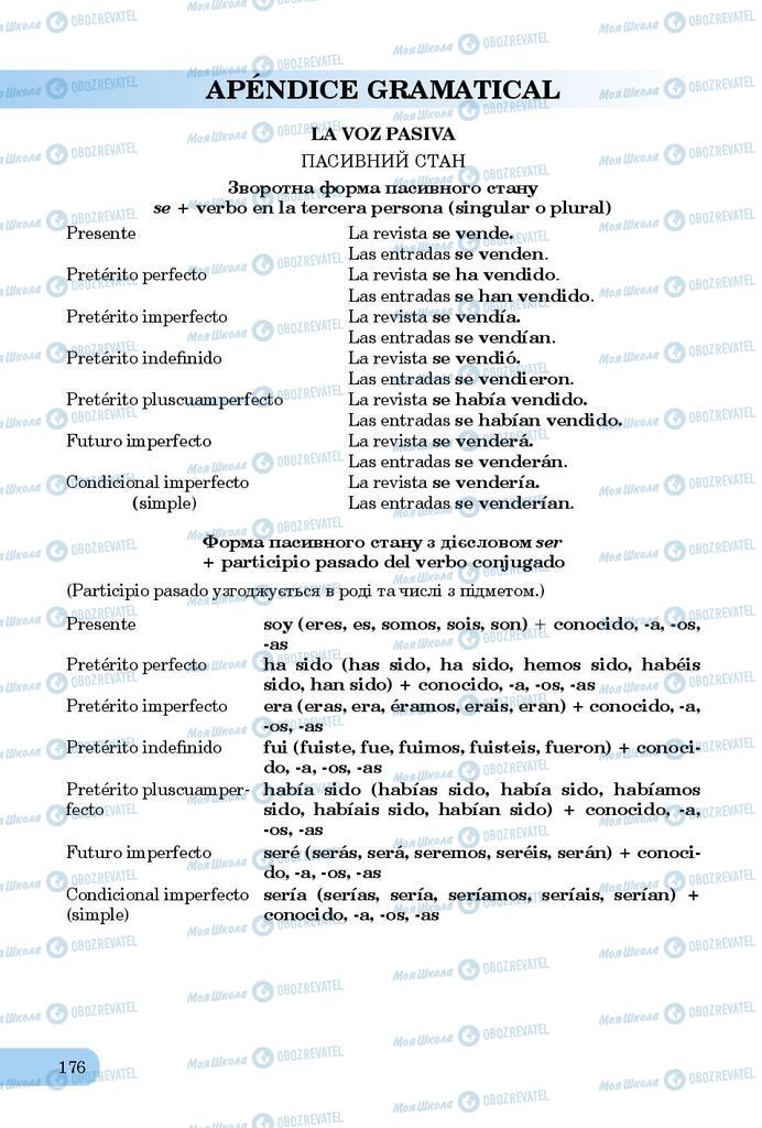 Учебники Испанский язык 9 класс страница 176