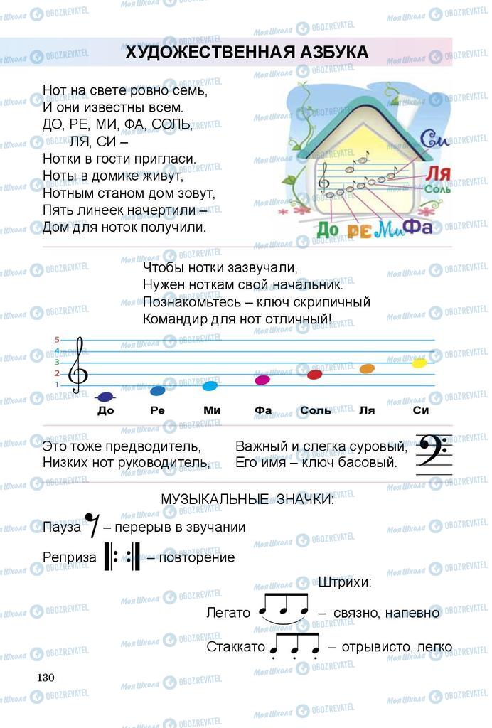 Підручники Мистецтво 3 клас сторінка  130