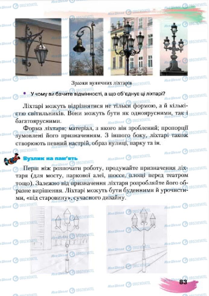 Підручники Образотворче мистецтво 4 клас сторінка 83