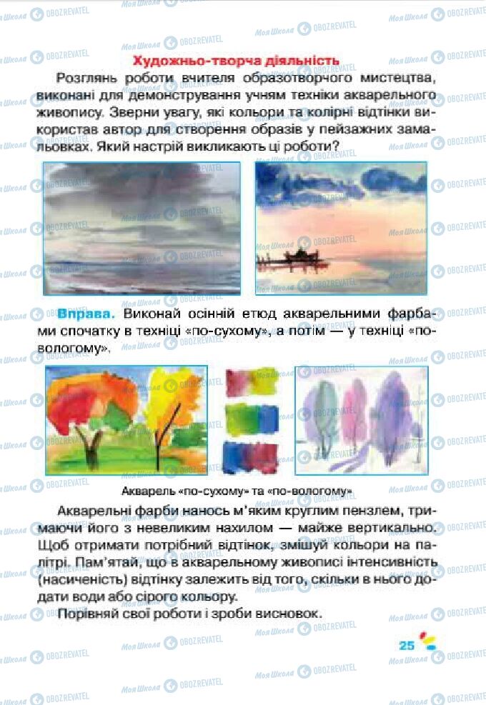 Підручники Образотворче мистецтво 4 клас сторінка 25