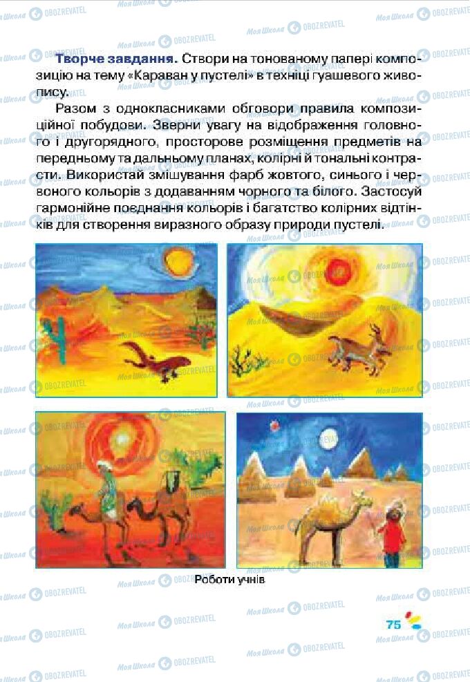 Учебники Изобразительное искусство 4 класс страница 75
