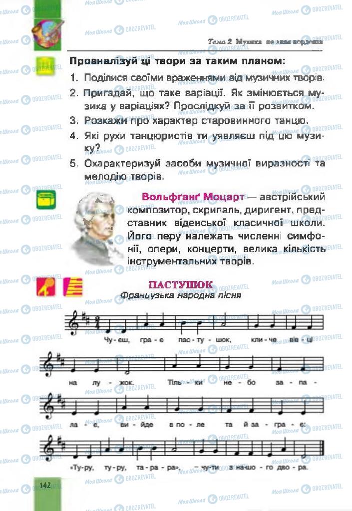 Учебники Музыка 4 класс страница 142