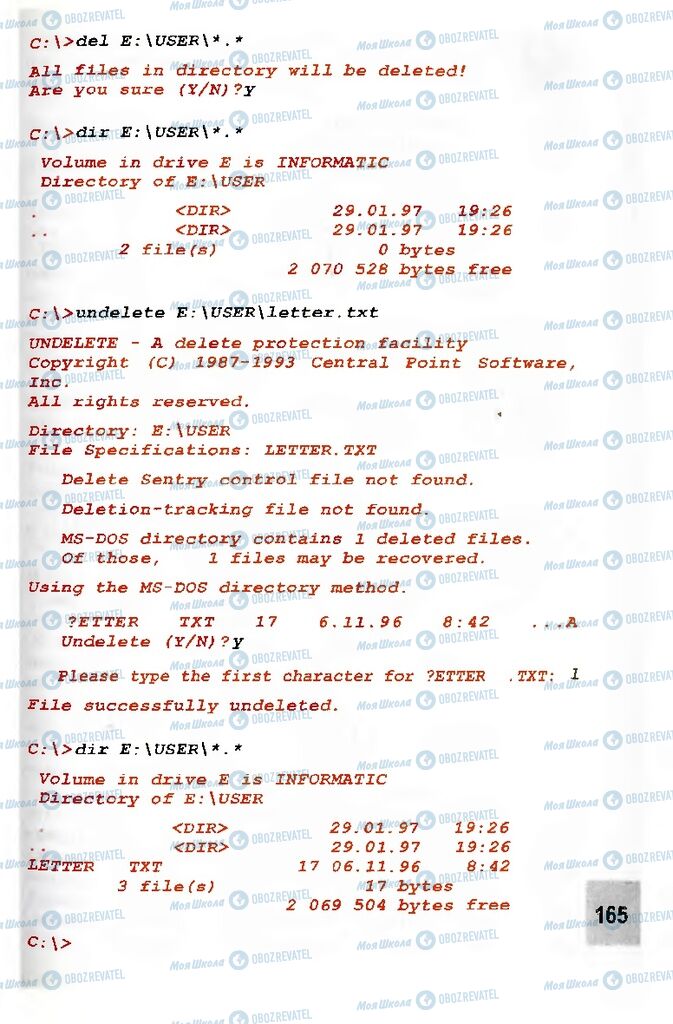 Учебники Информатика 10 класс страница 165