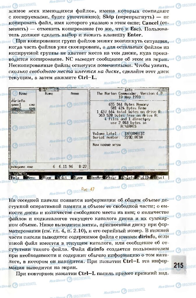 Підручники Інформатика 10 клас сторінка 215