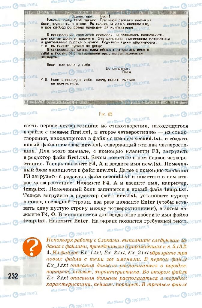 Підручники Інформатика 10 клас сторінка 232