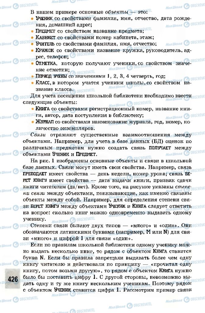 Підручники Інформатика 10 клас сторінка 426