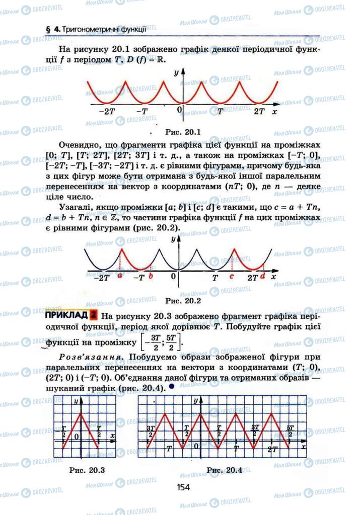 Підручники Алгебра 10 клас сторінка 154