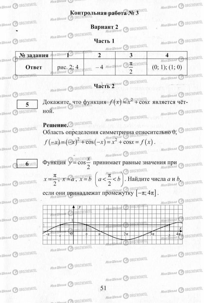 Учебники Алгебра 10 класс страница  51