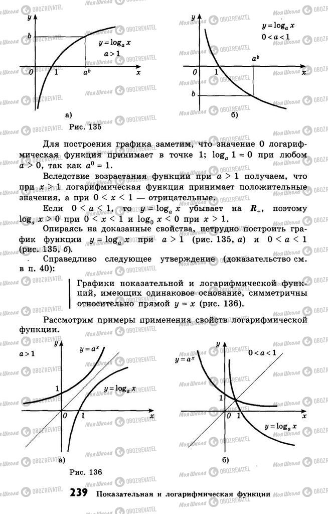 Підручники Алгебра 10 клас сторінка 239