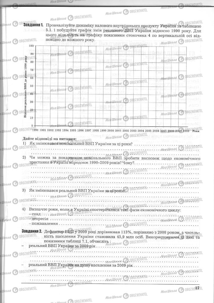 Підручники Економіка 11 клас сторінка  17
