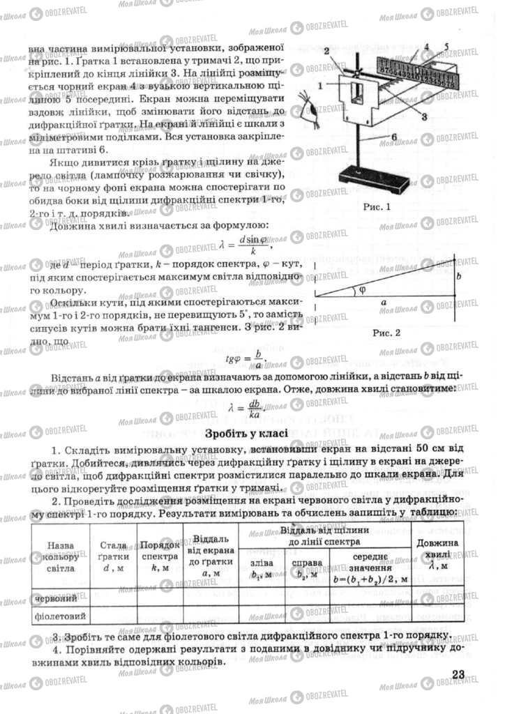 Підручники Фізика 11 клас сторінка  23