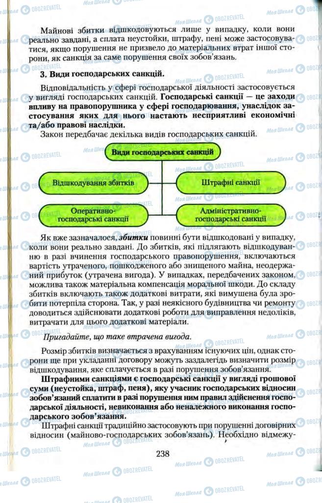 Підручники Правознавство 11 клас сторінка  238