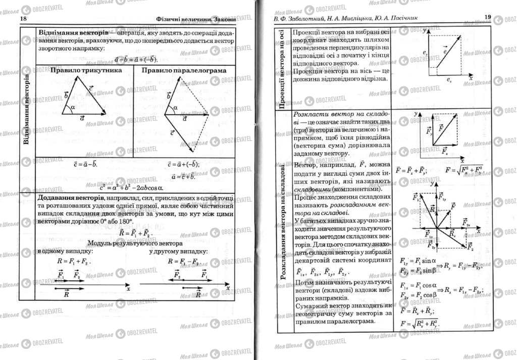 Учебники Физика 11 класс страница  18-19
