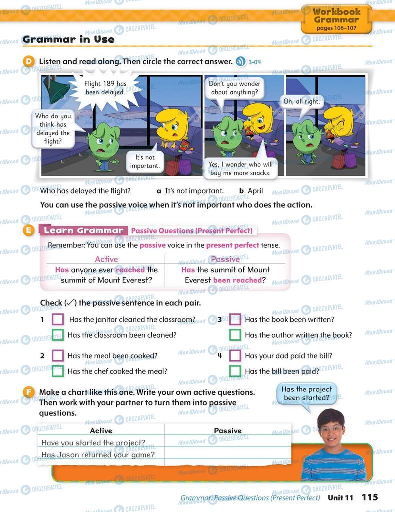 Підручники Англійська мова 6 клас сторінка 115