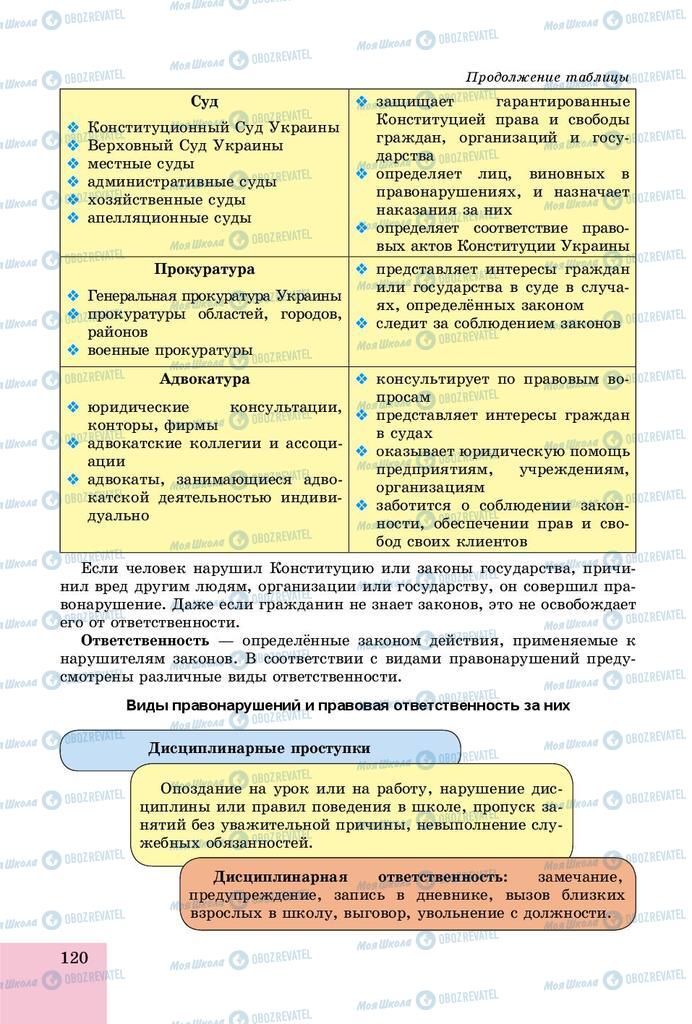 Підручники Основи здоров'я 8 клас сторінка  119